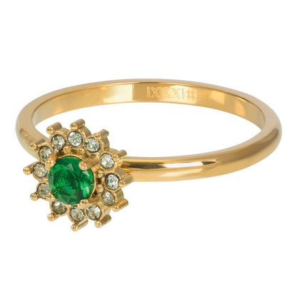 Lucia Small Emerald Ring