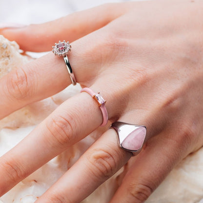 Lucia Small Fuchsia Ring