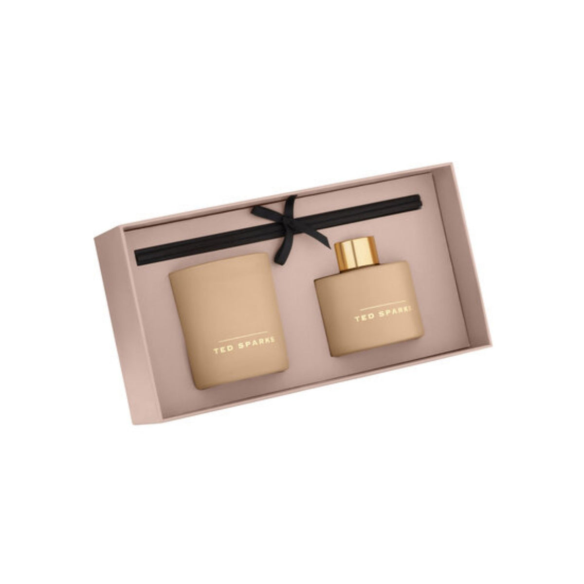 Ted Sparks Geschenkset Kaars & Diffuser – Lychee & Ginger