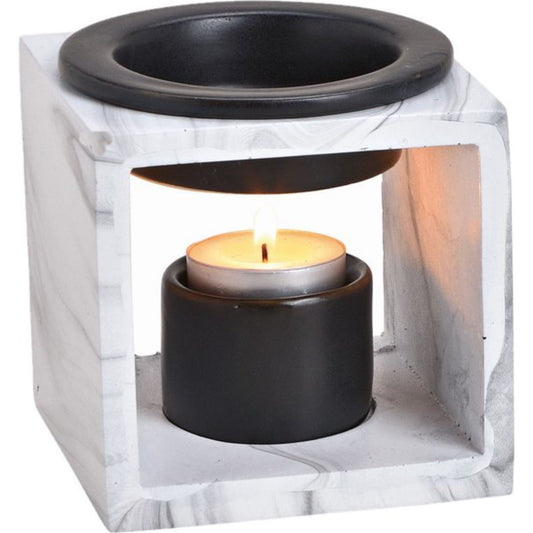 Marble Aromabrander – Keramiek - Bianco