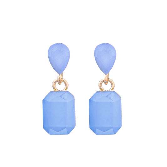 Mona Oorbellen Licht Blauw