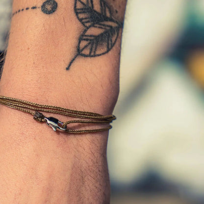 Nomad Armband Cognac/Zilver