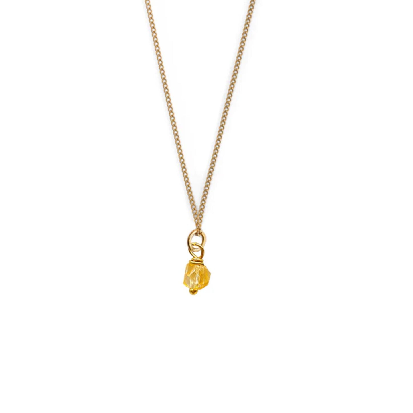 Birthstone ketting November - Citrine