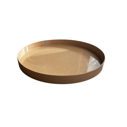Melamine Plateau Rond 32 cm – Zandkleur