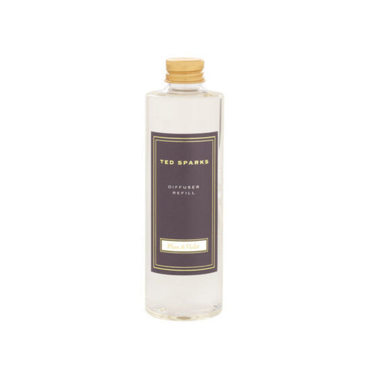 Ted Sparks Diffuser Refill & Sticks – Plum & Violet – 250 ml