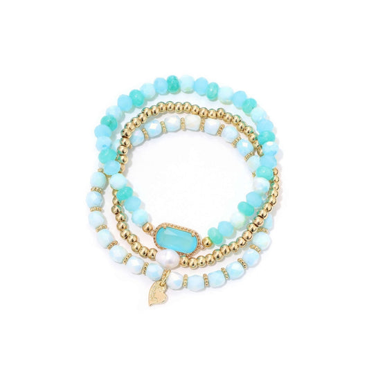Rosalia Armbanden Turquoise