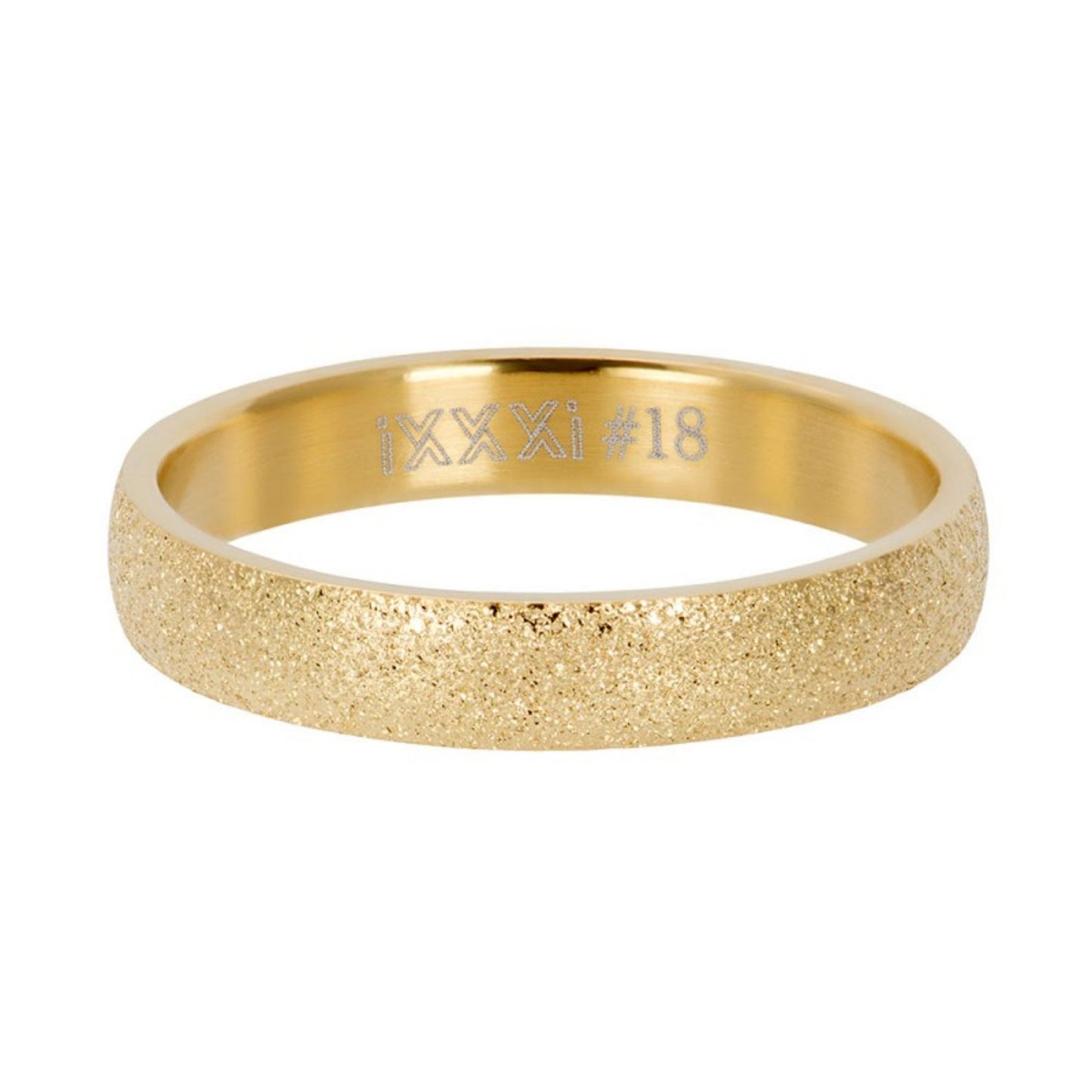 Sandblasted 4MM Ring