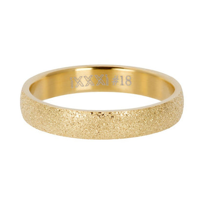 Sandblasted 4MM Ring