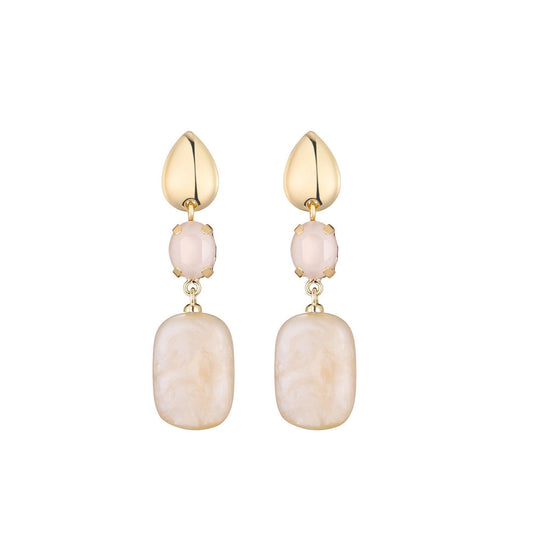 Serena Oorbellen Beige
