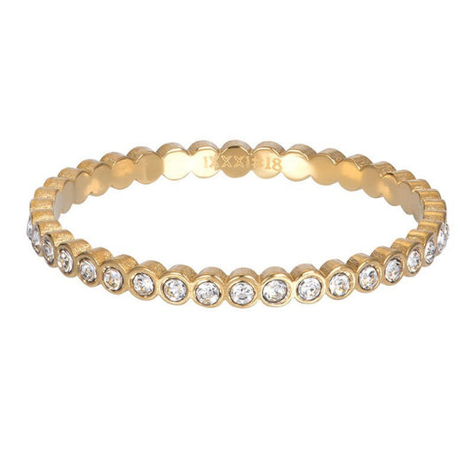 Small Circle Stones Ring