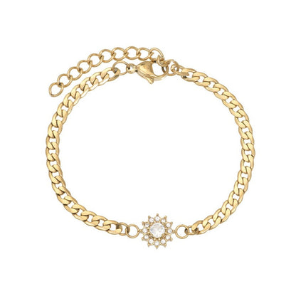 Lucia Small Crystal Armband