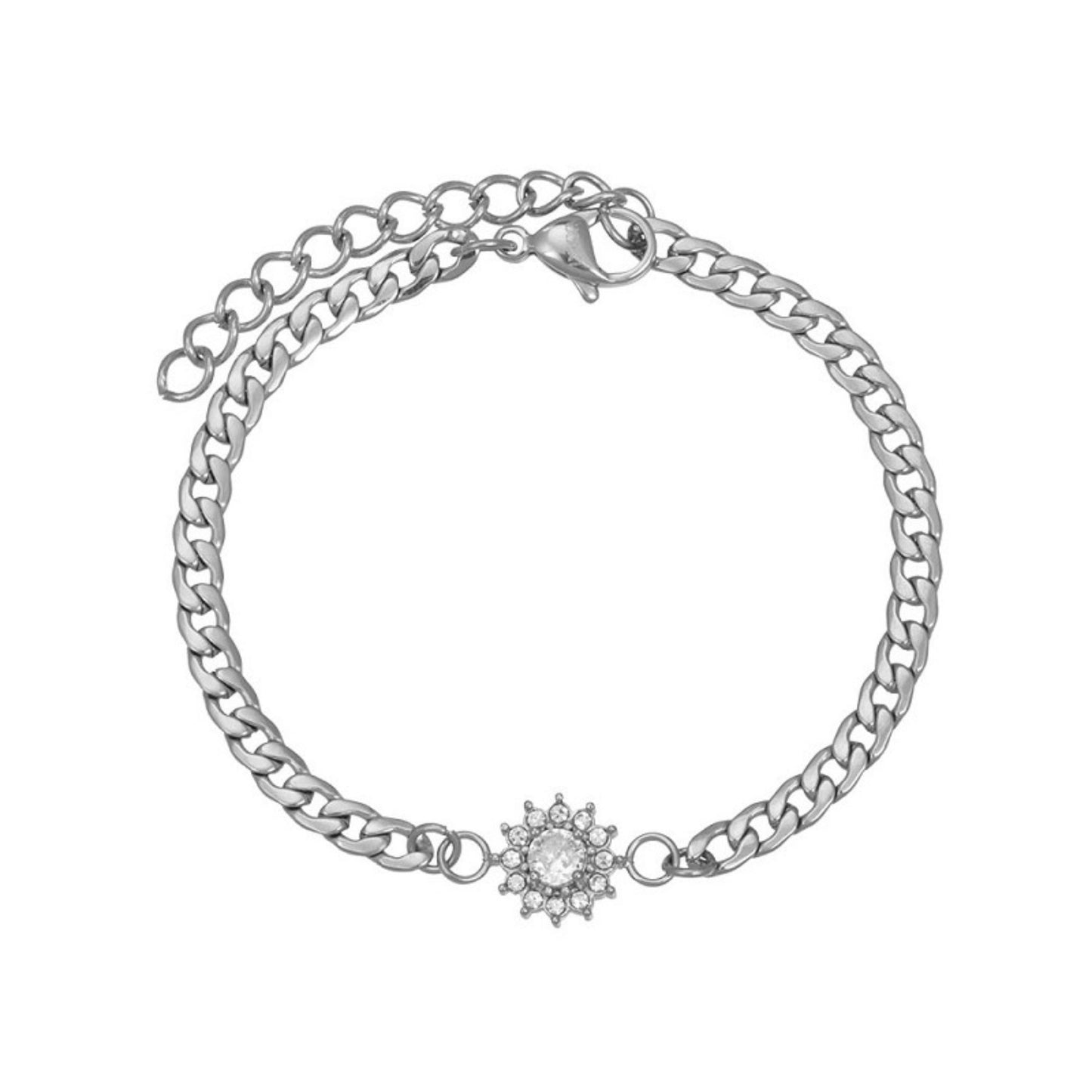 Lucia Small Crystal Armband