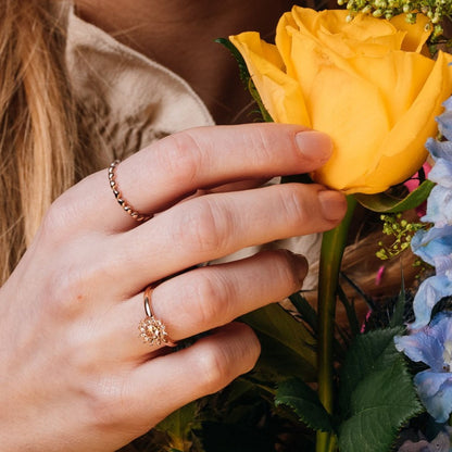 Lucia Small Peach Ring