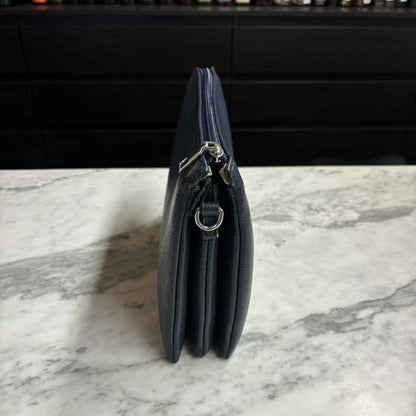 The Tote Bag 3 Vakken Donkerblauw