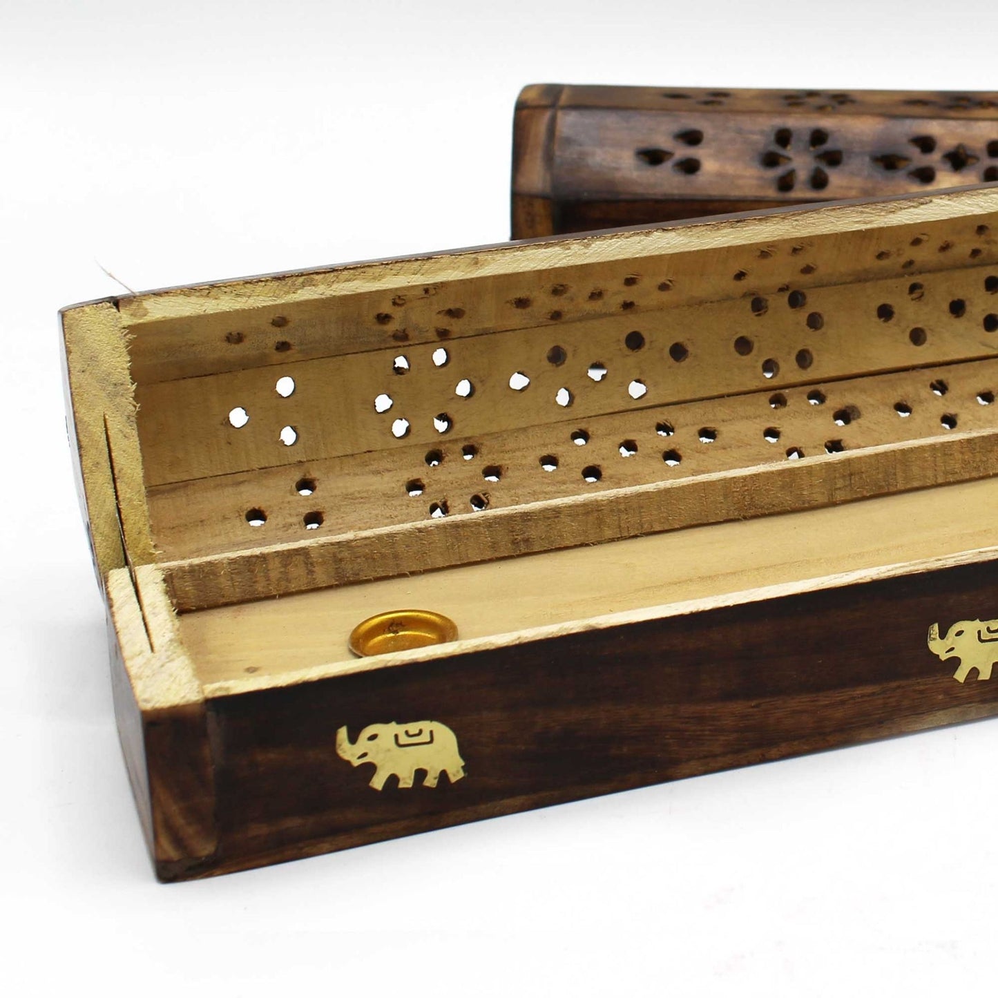 Wierook Box natuurlijk mangohout