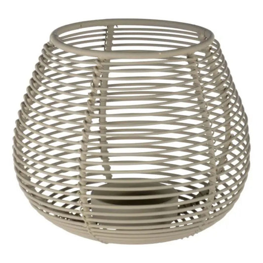 Windlicht Iligan Zand – H9 x D11 cm