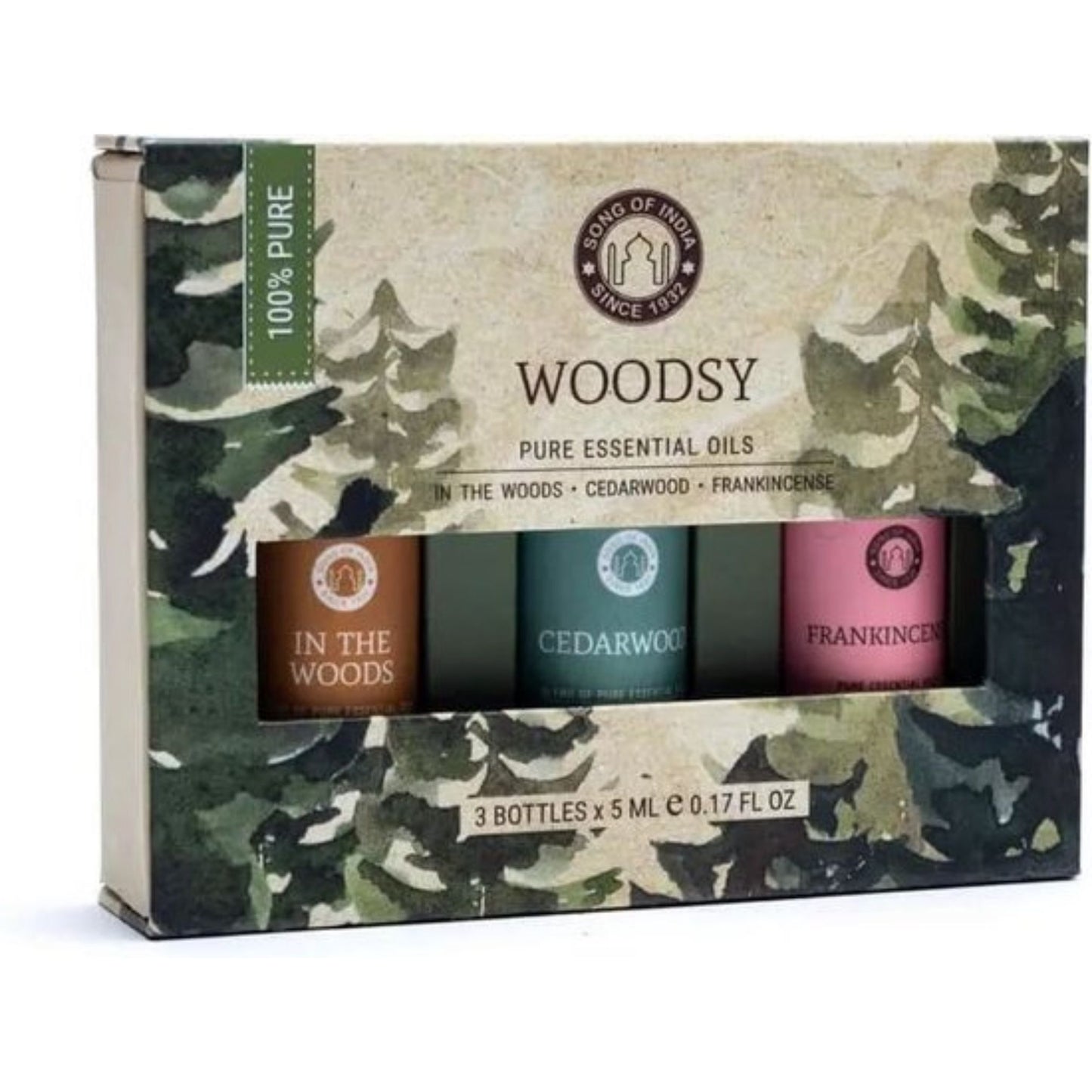 Woodsy Etherische Oliën Trio