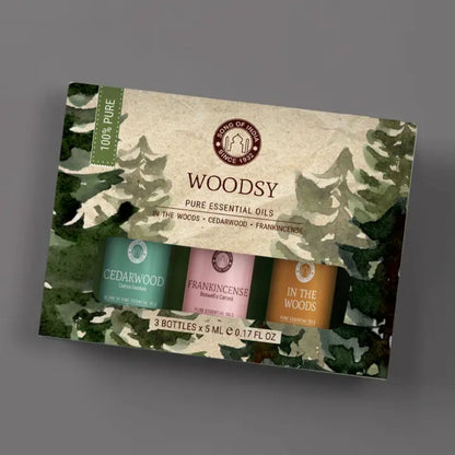 Woodsy Etherische Oliën Trio